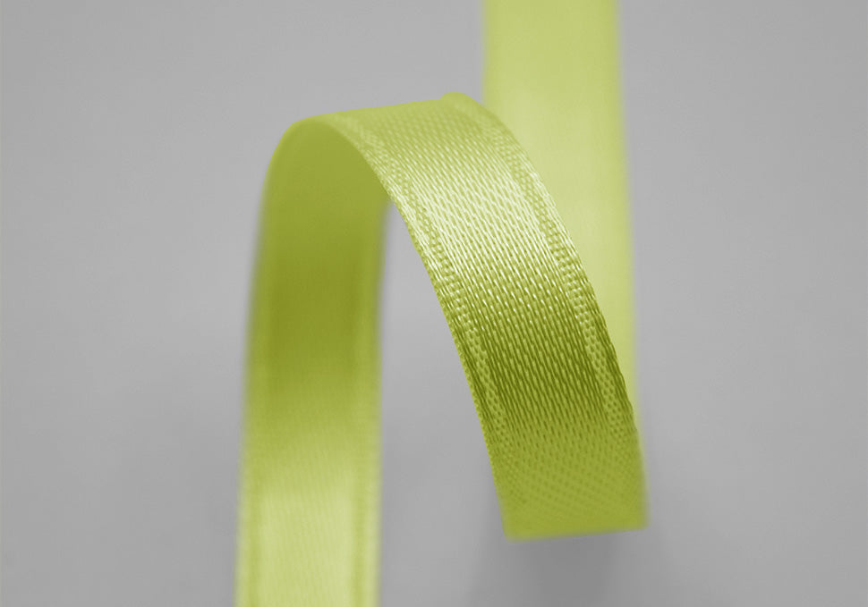 doppio raso 8 mm verde acido