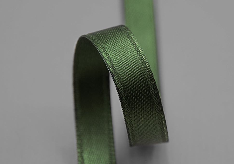 doppio raso 8 mm verde inglese