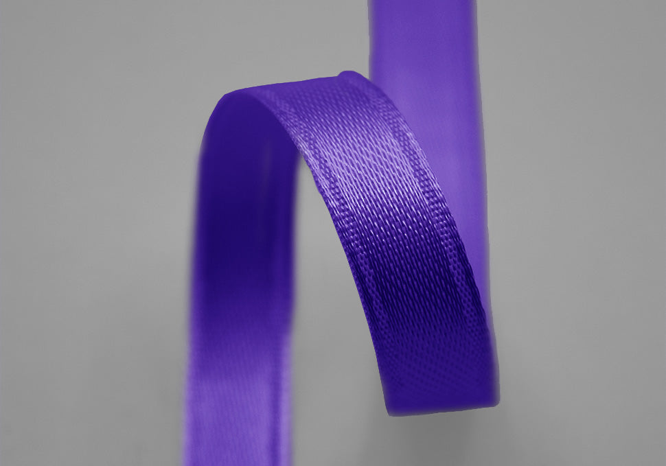 doppio raso 8 mm melanzana