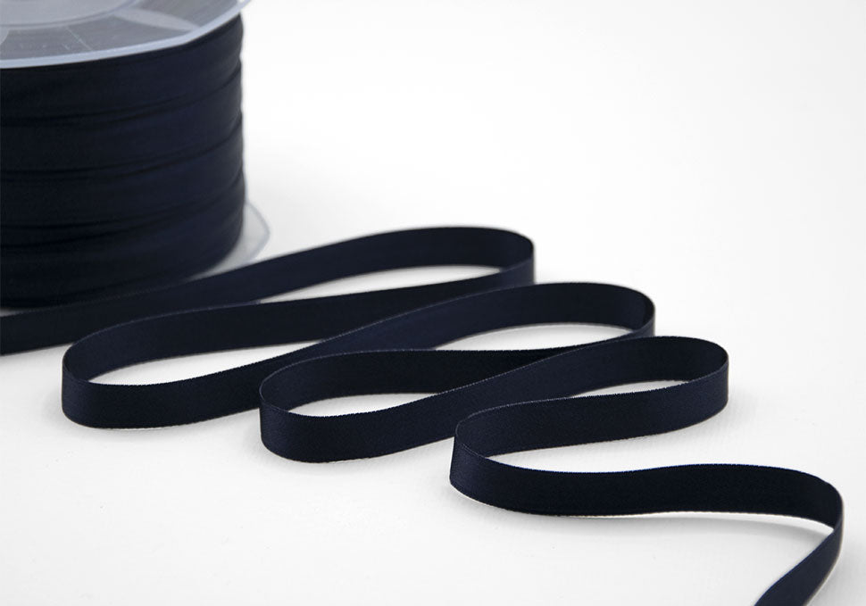 doppio raso 10 mm blu notte