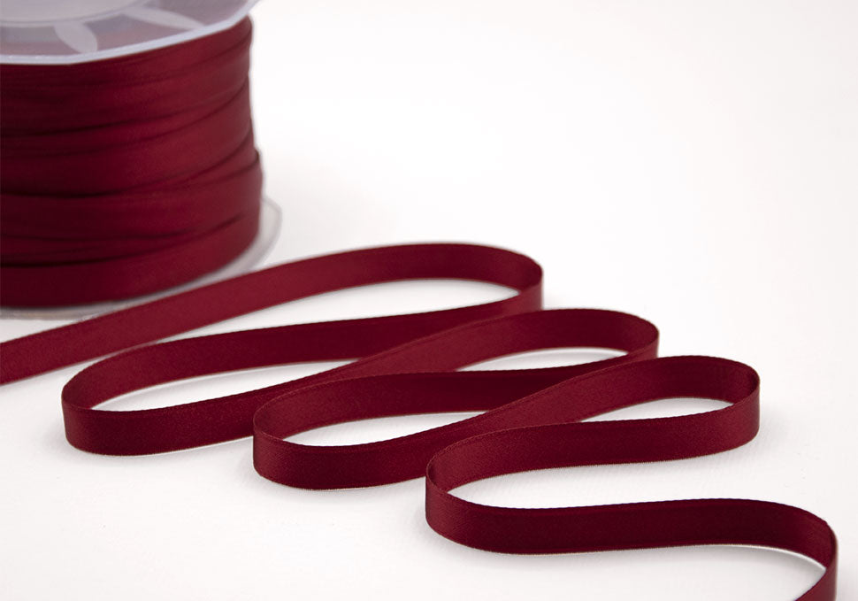 doppio raso 10 mm bordeaux