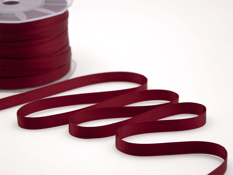 doppio raso 10 mm bordeaux
