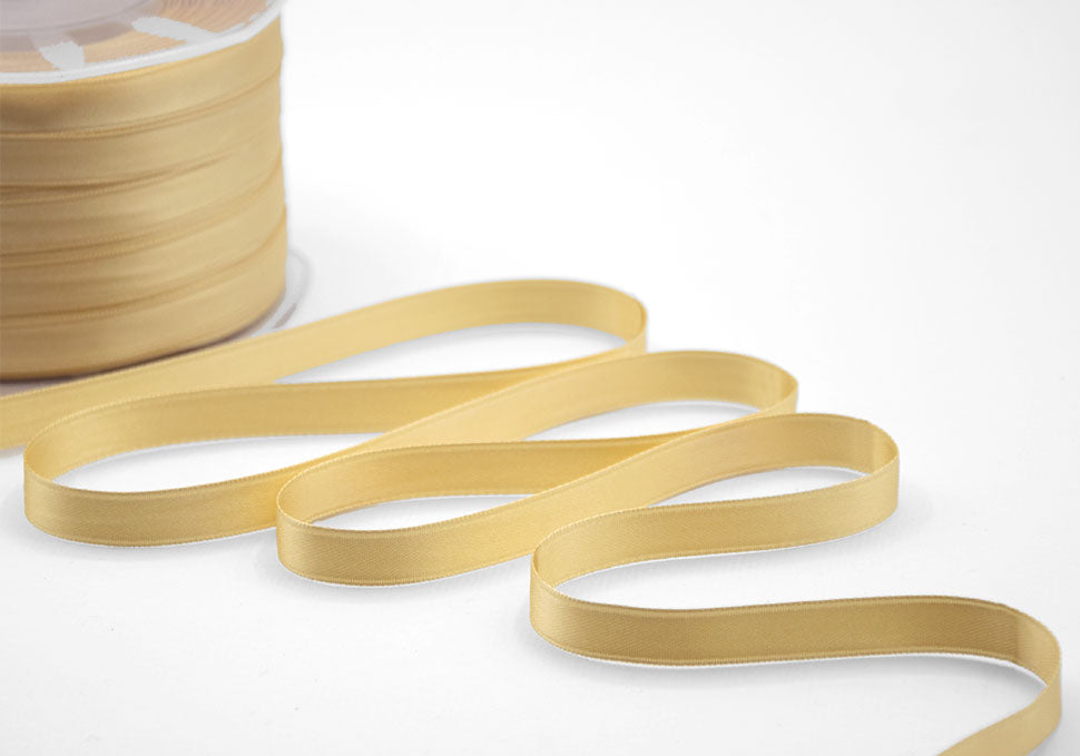 doppio raso 10 mm giallo oro