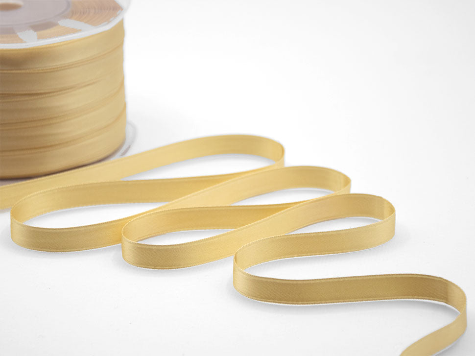 doppio raso 10 mm giallo oro