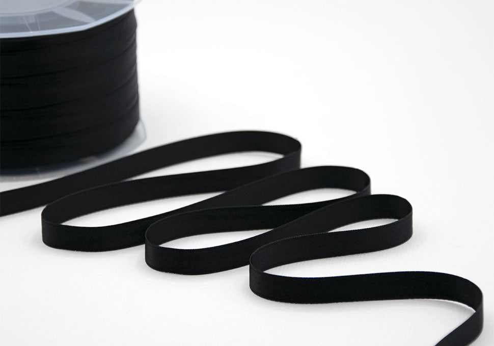 doppio raso 10 mm nero