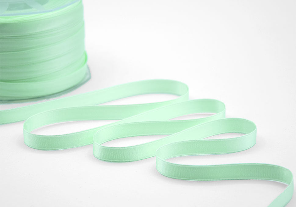 doppio raso 10 mm verde menta