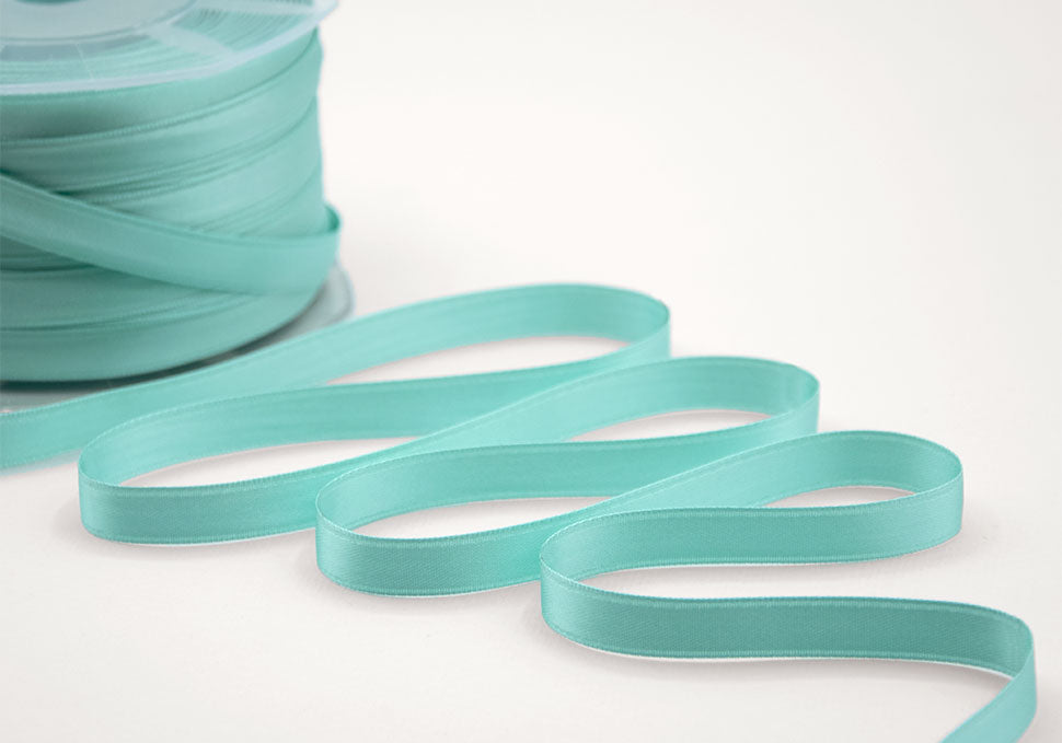 doppio raso 10 mm verde acqua marina