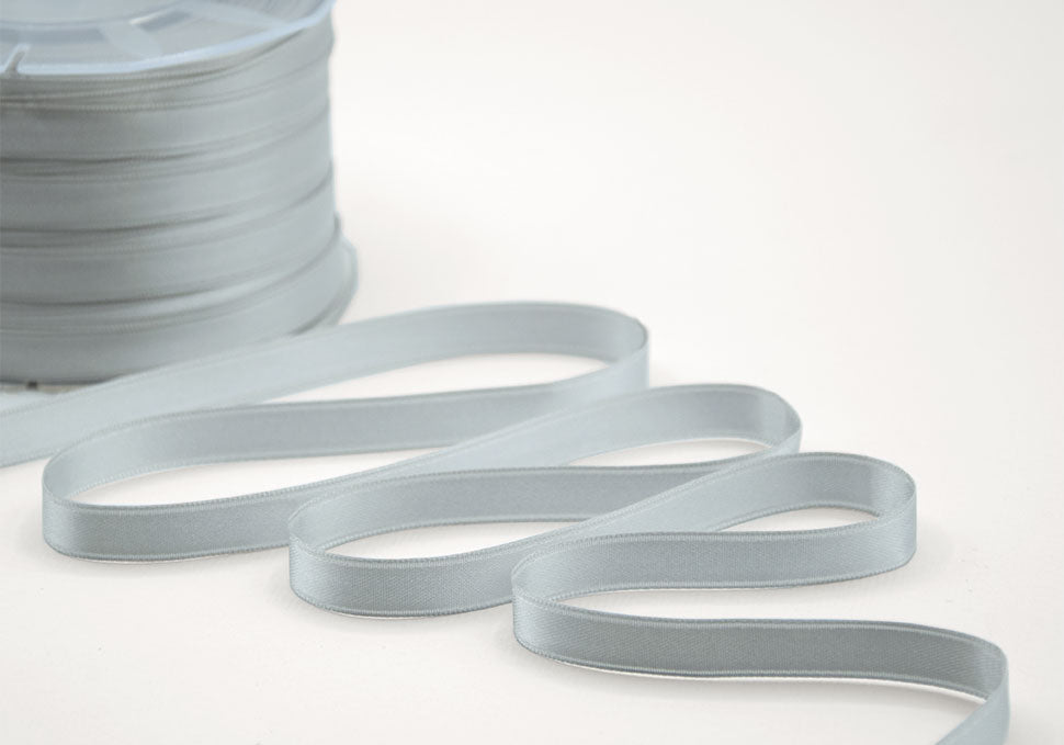 doppio raso 10 mm grigio perla