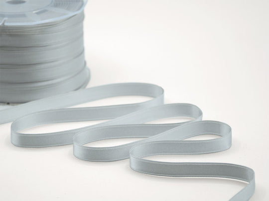 doppio raso 10 mm grigio perla