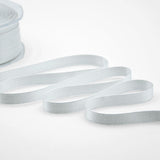 doppio raso lamè 10 mm argento