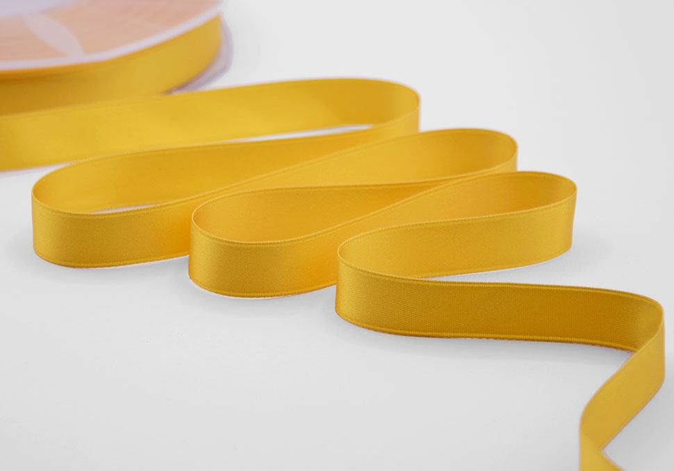 doppio raso 16 mm giallo sole
