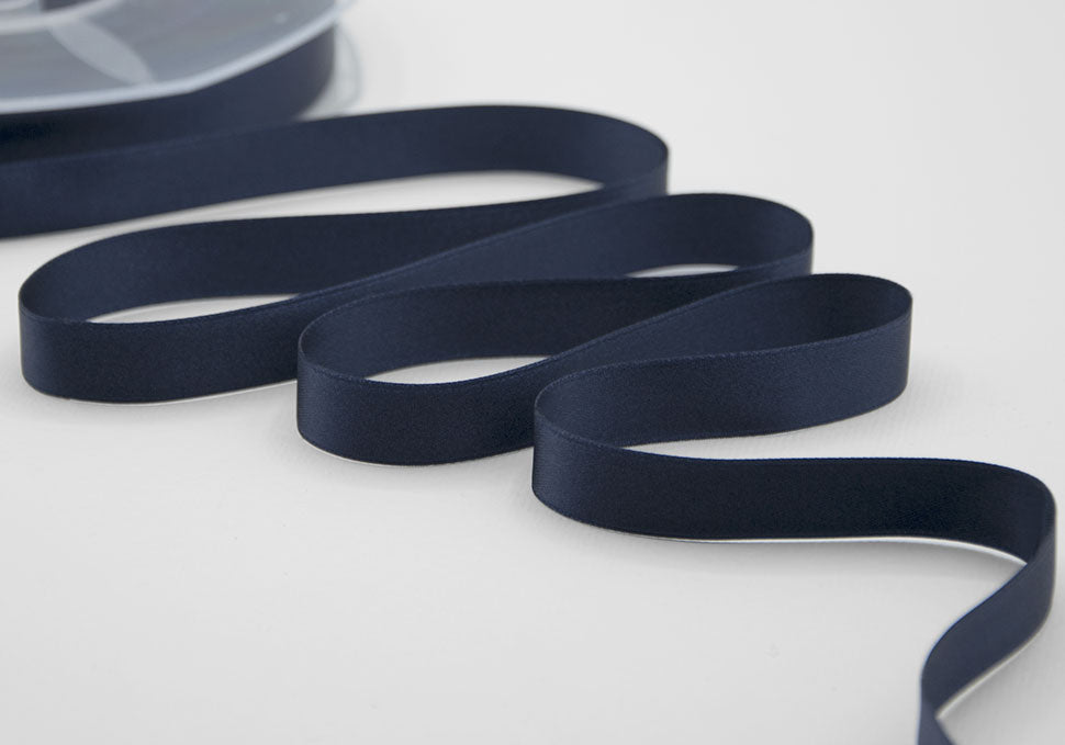 doppio raso 16 mm blu notte