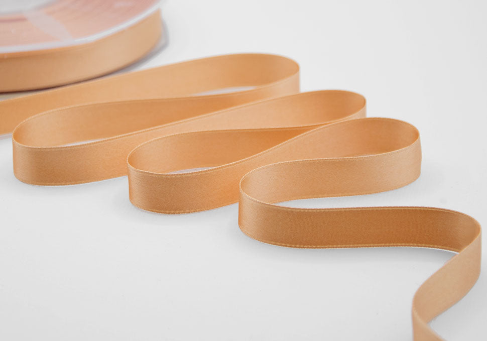 doppio raso 16 mm arancio albicocca