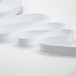 doppio raso 16 mm bianco ottico