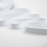 doppio raso 16 mm bianco ottico
