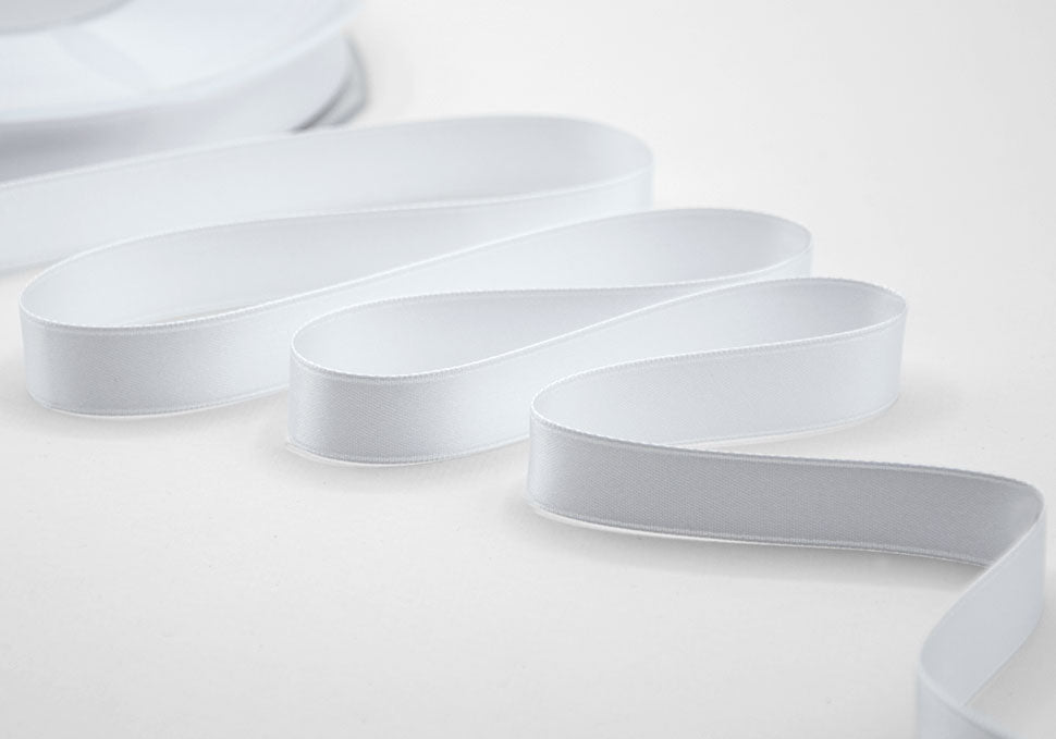 doppio raso 16 mm bianco ottico