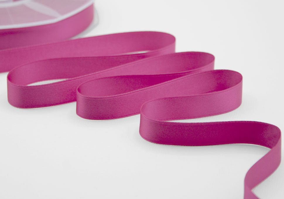 doppio raso 16 mm fuxia peonia