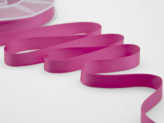 doppio raso 16 mm fucsia peonia