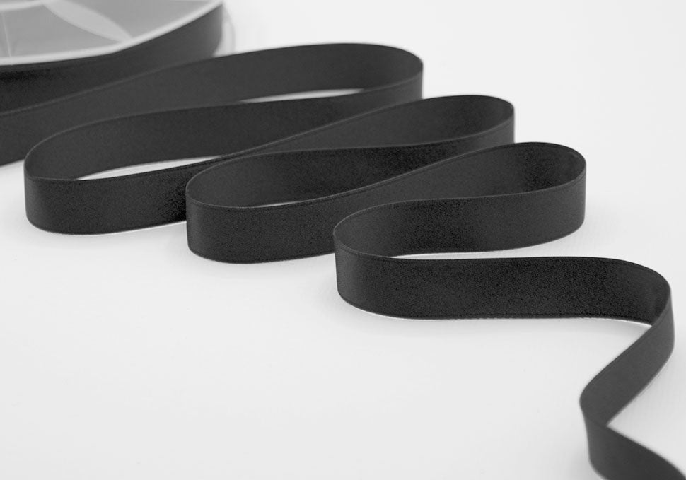 doppio raso 16 mm nero