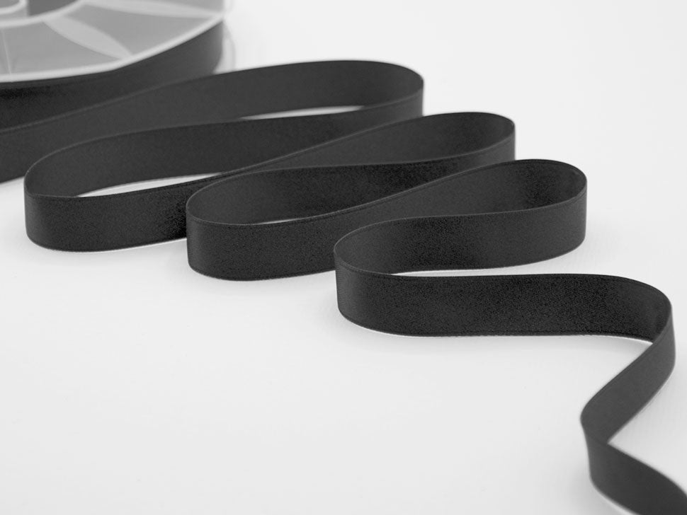 doppio raso 16 mm nero