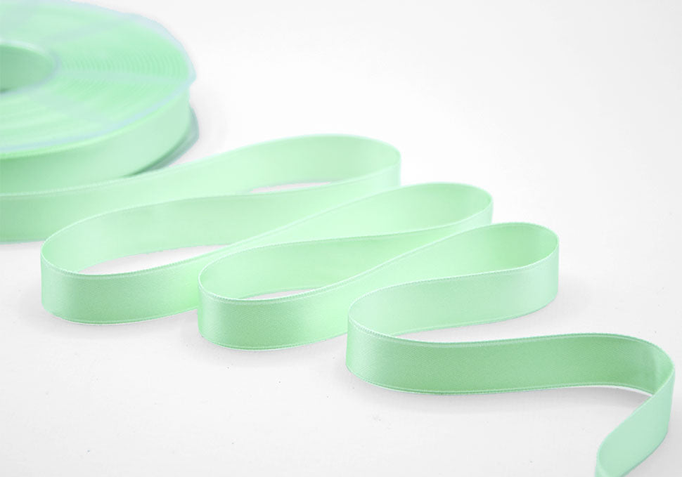 doppio raso 16 mm verde menta
