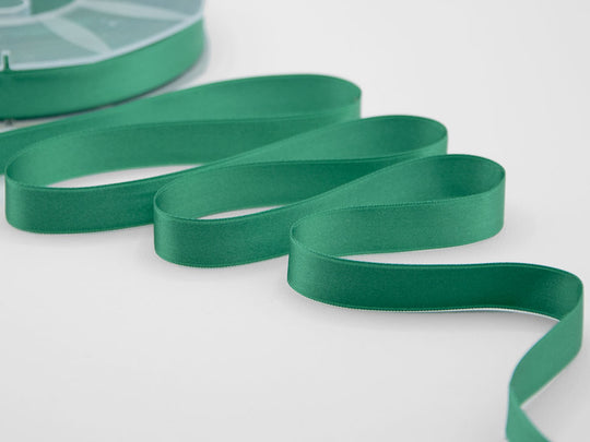 doppio raso 16 mm verde smeraldo