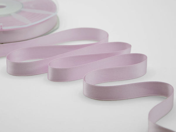 Double 16mm lilac / pink satin