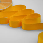 doppio raso 25 mm giallo sole