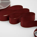 doppio raso 25 mm bordeaux