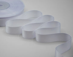 doppio raso 25 mm bianco ottico