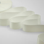 doppio raso 25 mm bianco naturale