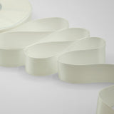doppio raso 25 mm bianco naturale