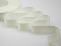 doppio raso 25 mm bianco naturale