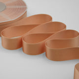 doppio raso 25 mm salmone