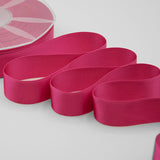 doppio raso 25 mm fuxia peonia
