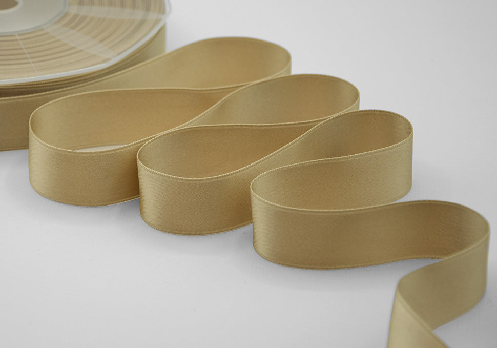doppio raso 25 mm beige