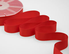 doppio raso 25 mm rosso