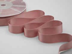 doppio raso 25 mm rosa antico