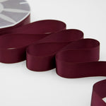 doppio raso 25 mm bordeaux scuro