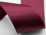 Double Satin 25mm dark burgundy