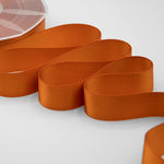 doppio raso 25 mm arancio scuro