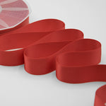 doppio raso 25 mm rosso corallo