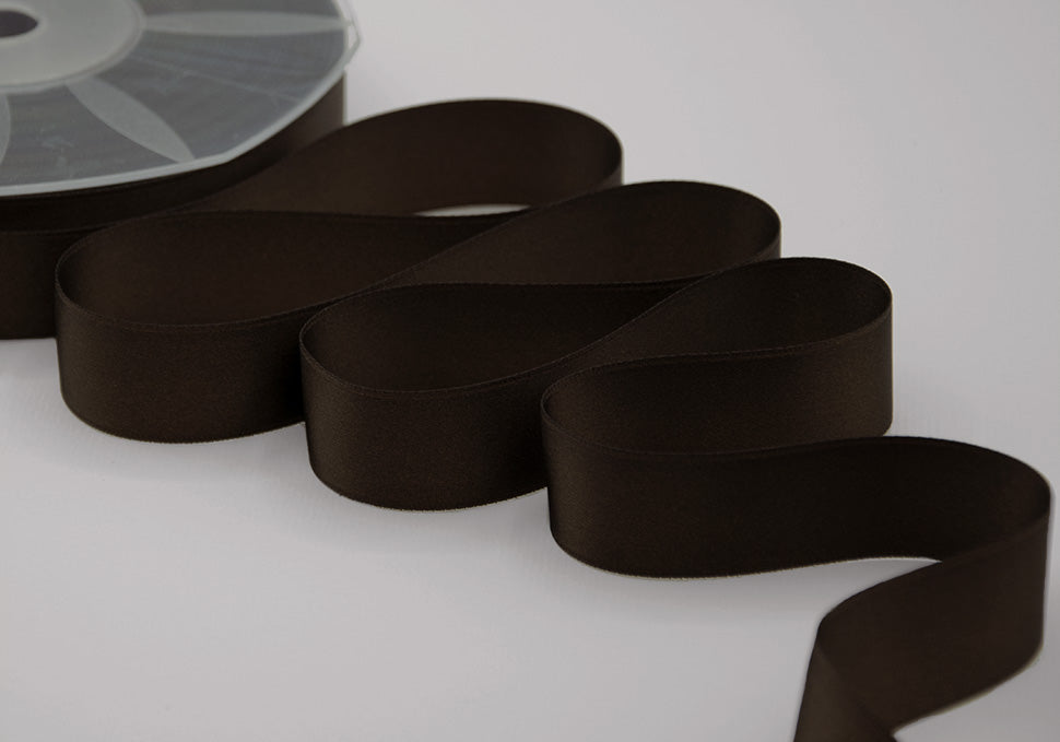 doppio raso 25 mm cacao