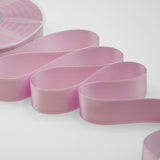 doppio raso 25 mm lilla/rosa