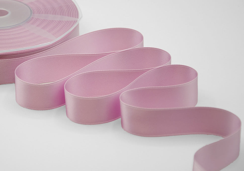 doppio raso 25 mm lilla/rosa