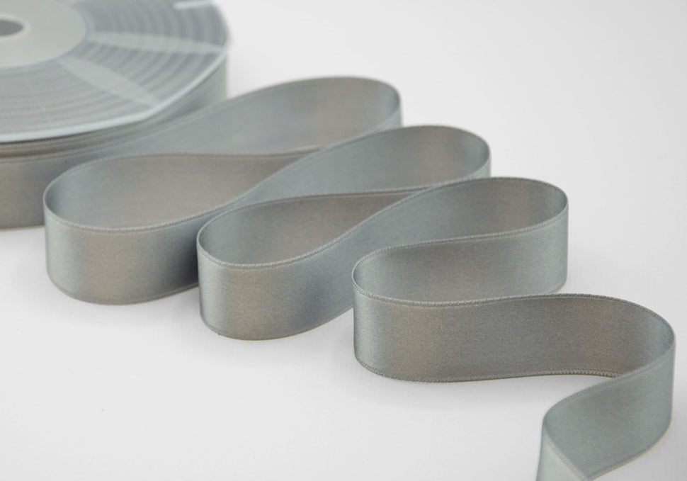 doppio raso 25 mm grigio scuro