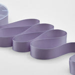 doppio raso 25 mm malva