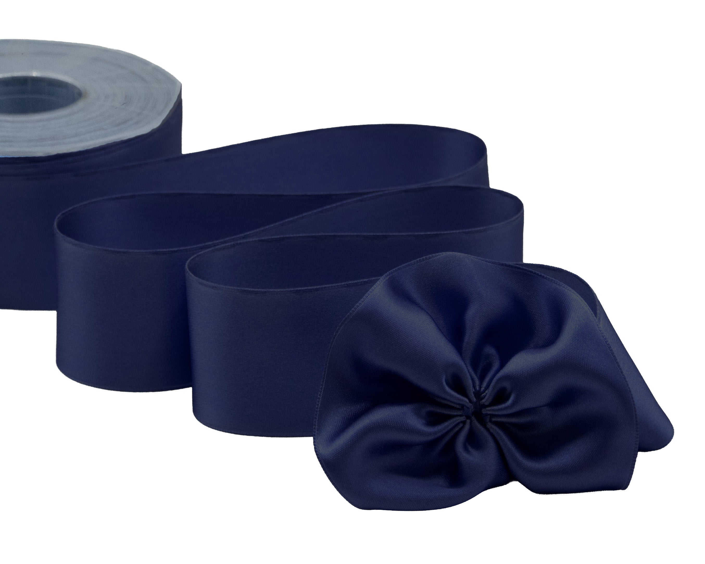 doppio raso tirante laterale 30 mm blu notte