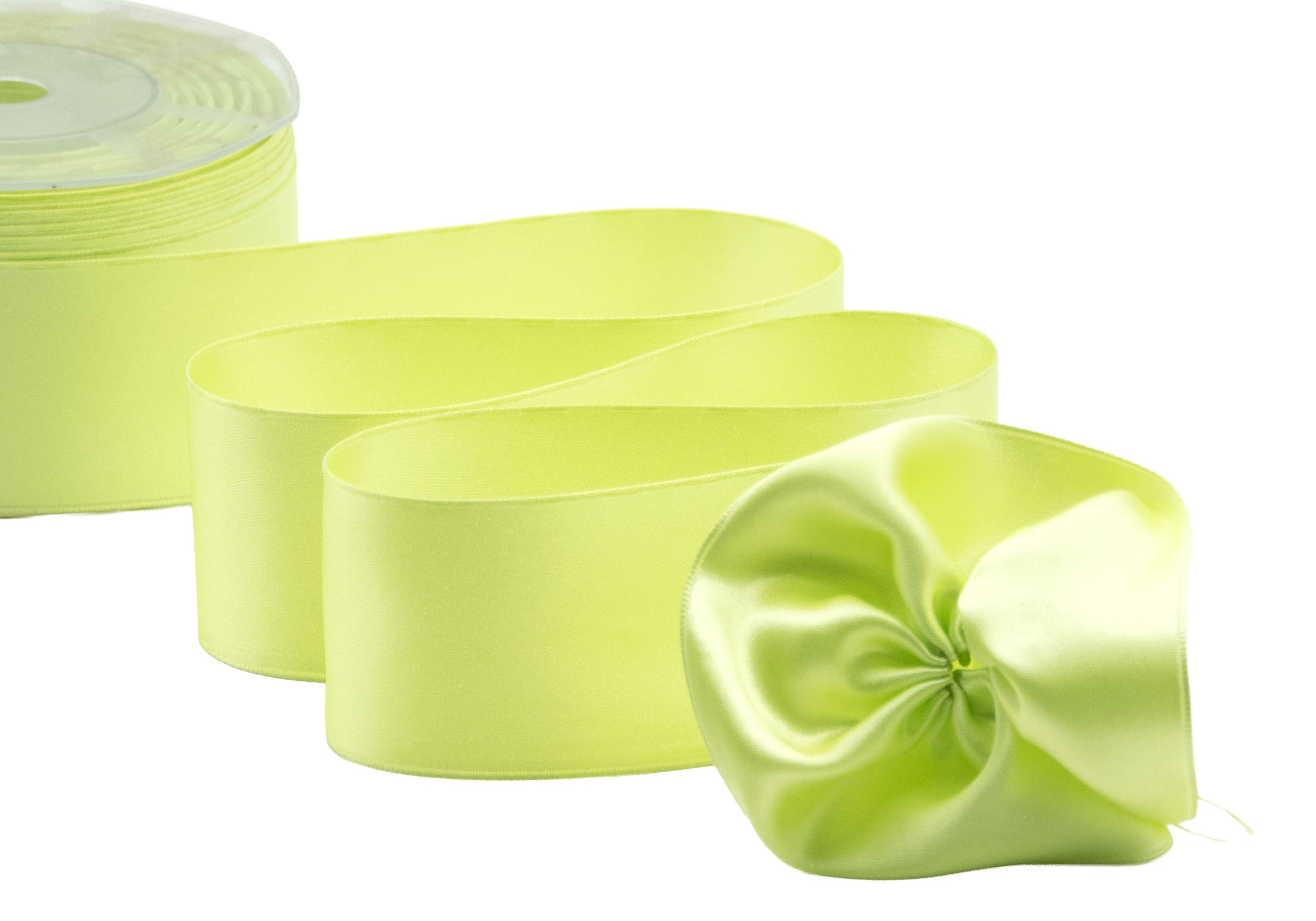 doppio raso tirante laterale 30 mm verde acido
