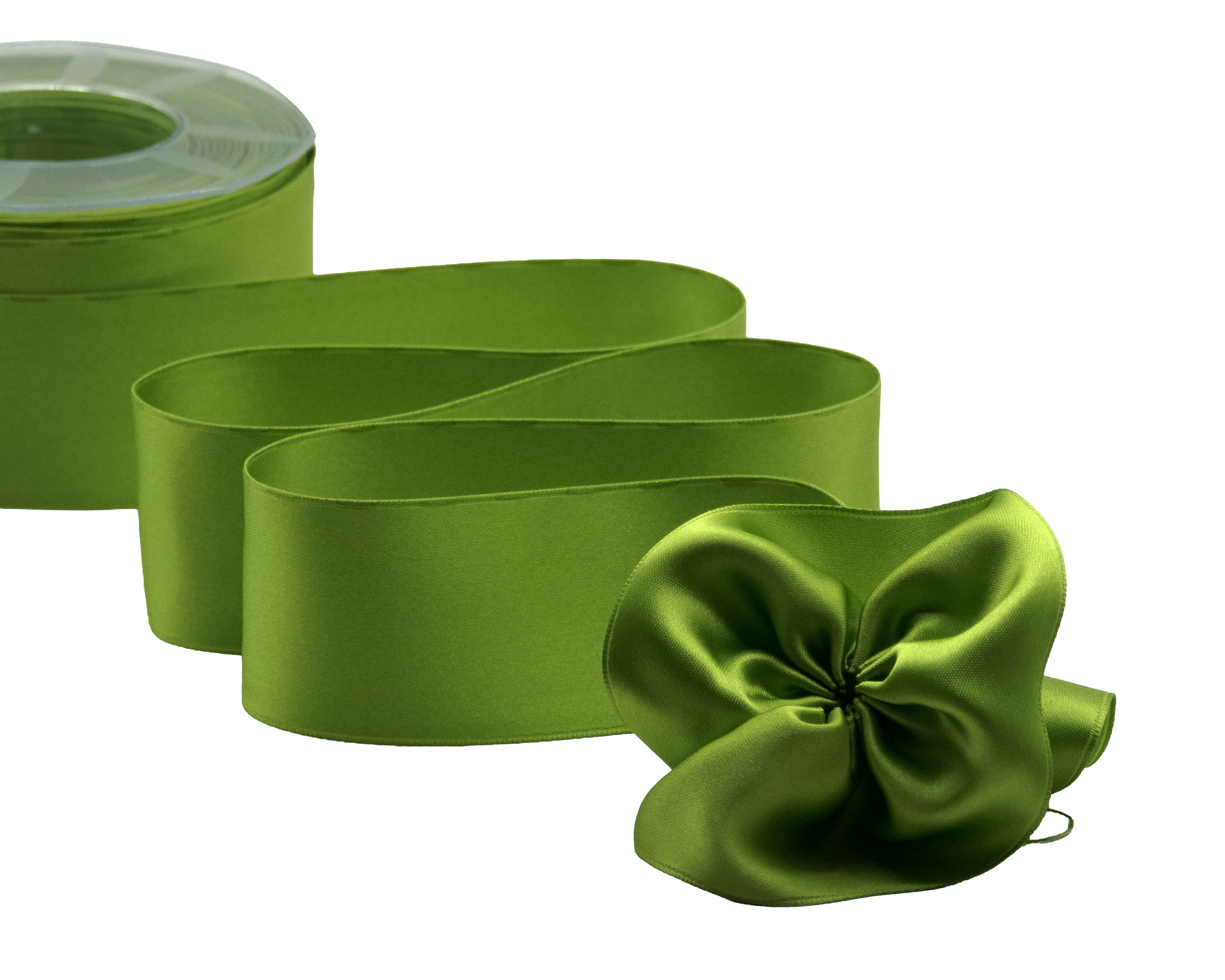 doppio raso tirante laterale 30 mm verde muschio